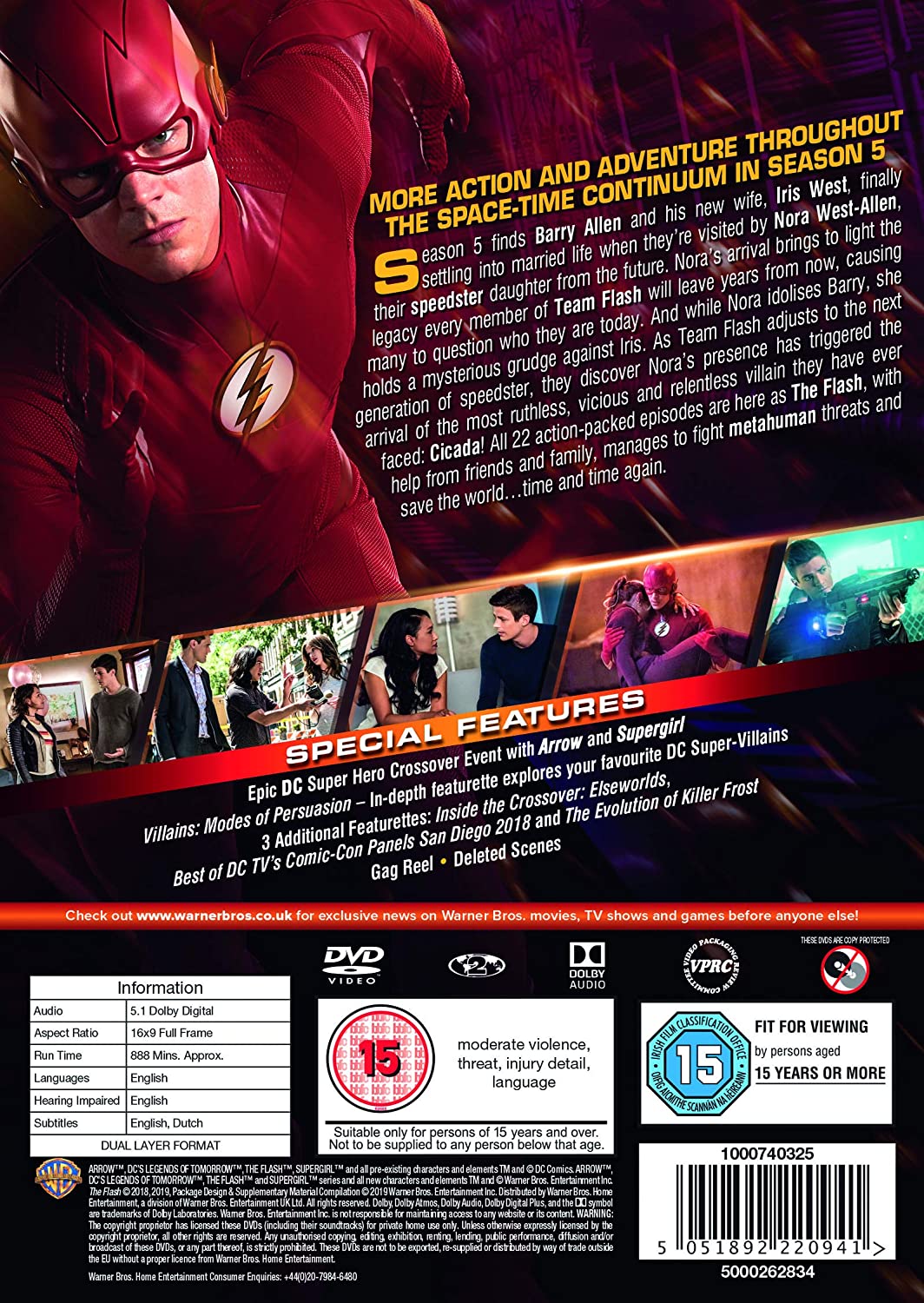 The Flash: Staffel 5 [2018] [2019] – Drama [DVD]