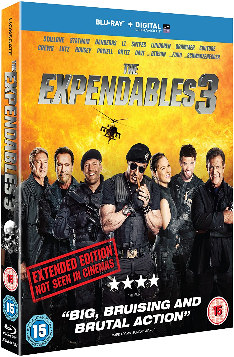 The Expendables 3: Extended Edition - Action/Adventure [Blu-ray]