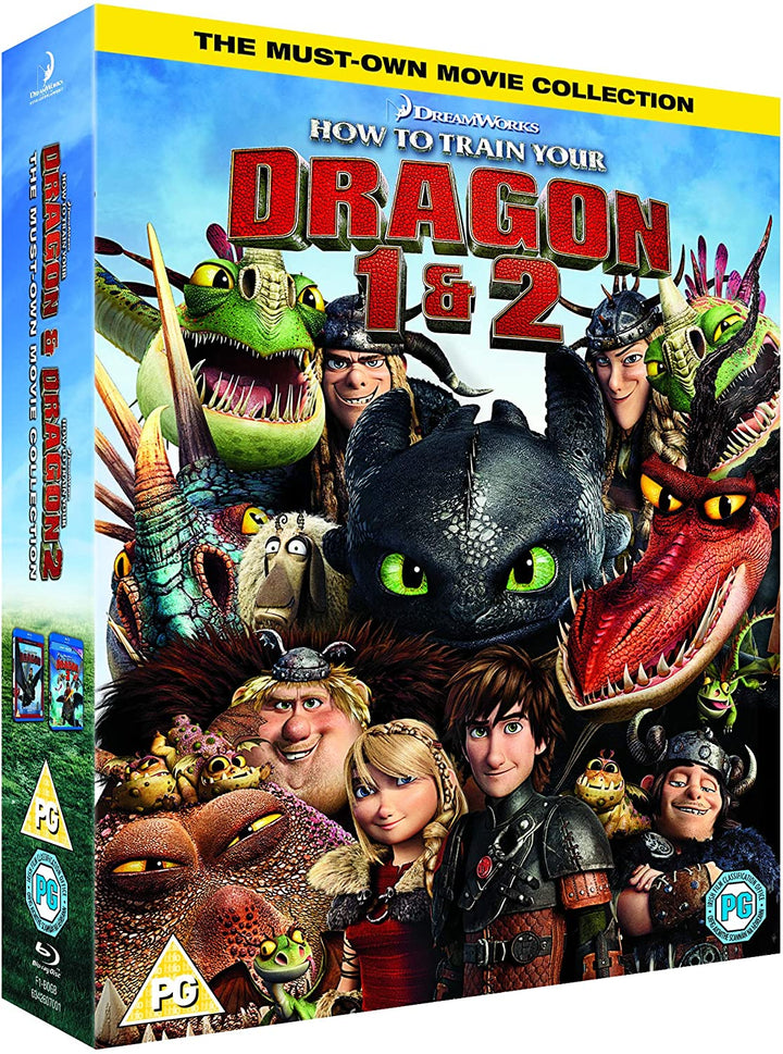 How To Train Your Dragon 1 &amp; 2 Box Set – Familie/Abenteuer [DVD]