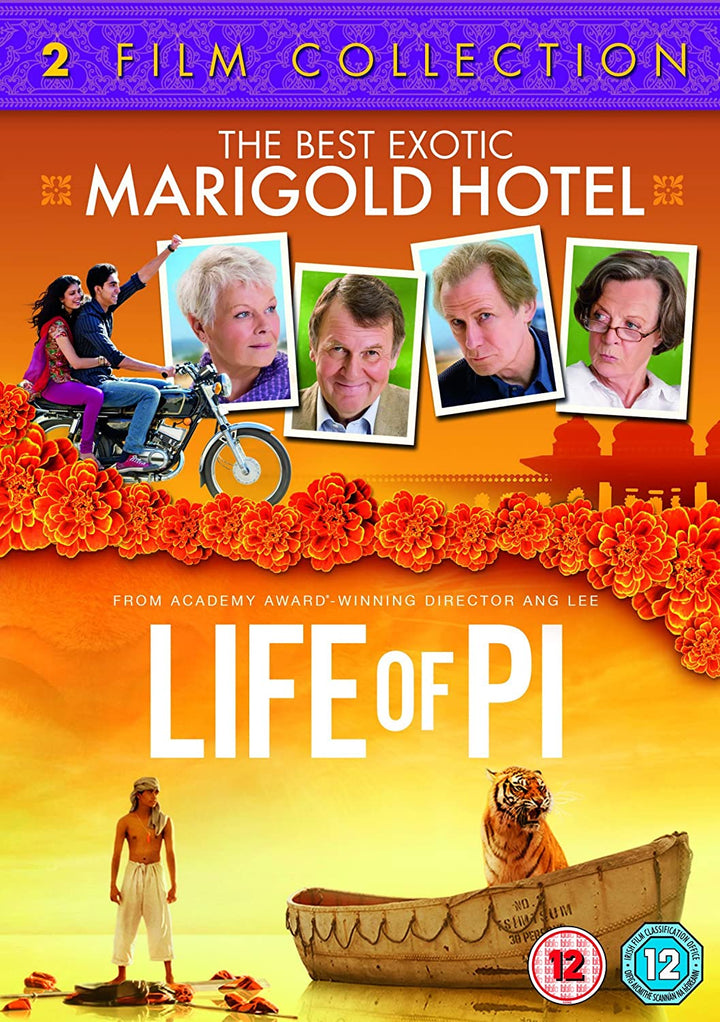 The Best Exotic Marigold Hotel / Life of Pi [Two Film Collection] – Abenteuer/Drama [DVD]