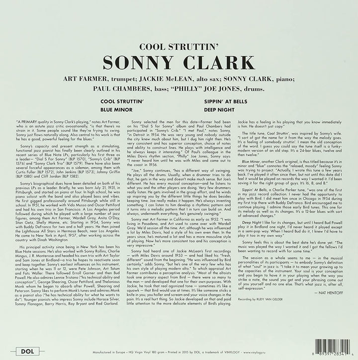 Sonny Clark – Cool Struttin' [Vinyl]