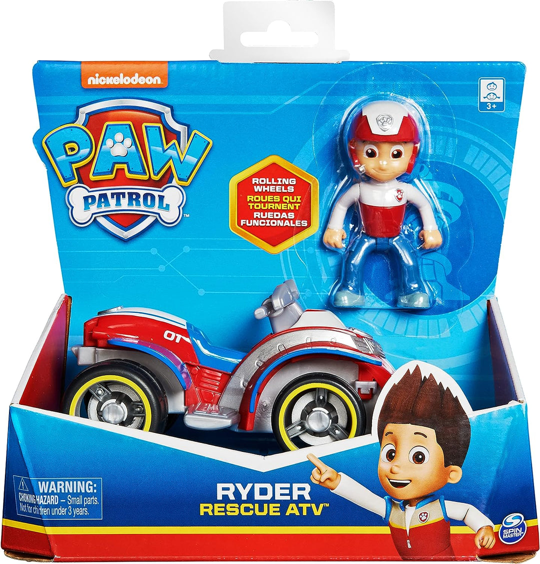 PAW Patrol Ryders Rettungs-ATV-Fahrzeug mit Sammelfigur, für Kinder ab 3 Jahren