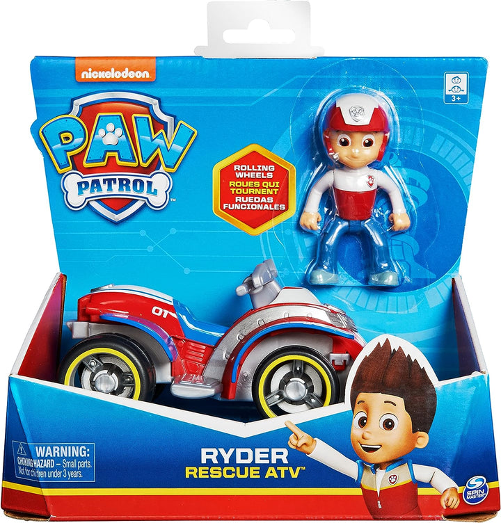 PAW Patrol Ryders Rettungs-ATV-Fahrzeug mit Sammelfigur, für Kinder ab 3 Jahren