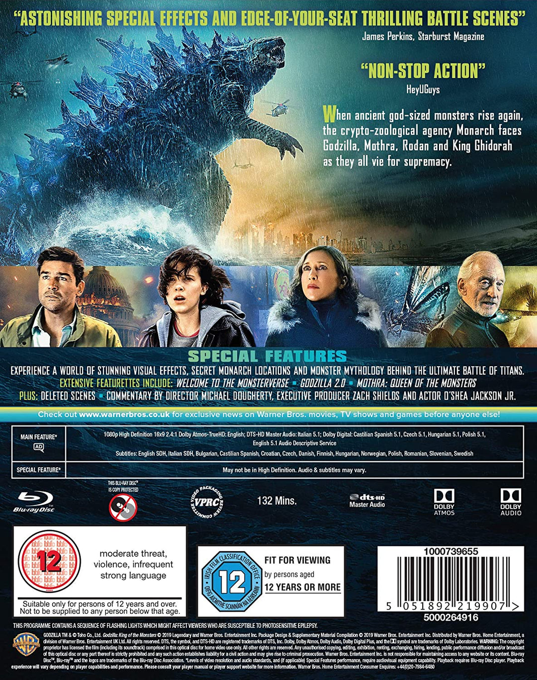 Godzilla: König der Monster [2019] – Science-Fiction/Horror [Blu-ray]