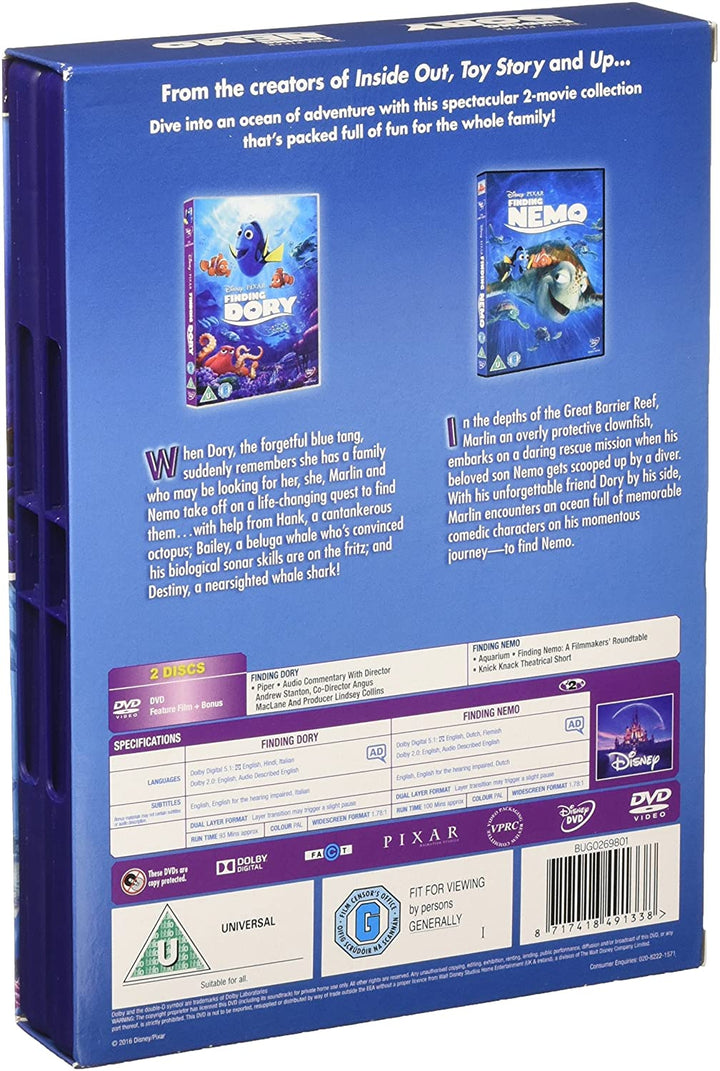 Findet Dory und Findet Nemo Doppelpack [DVD]