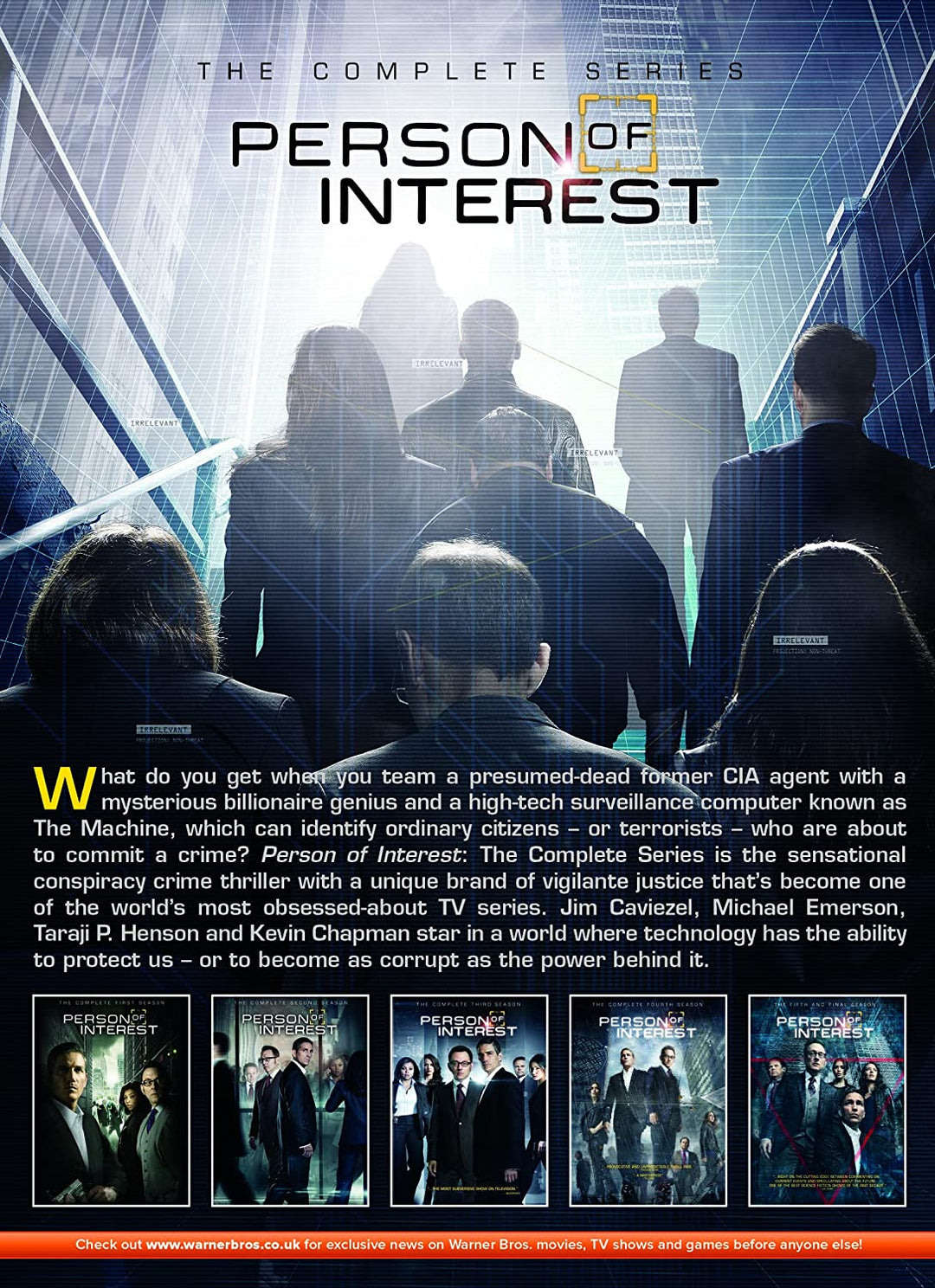 Person of Interest S1-5  -Mystery [DVD]