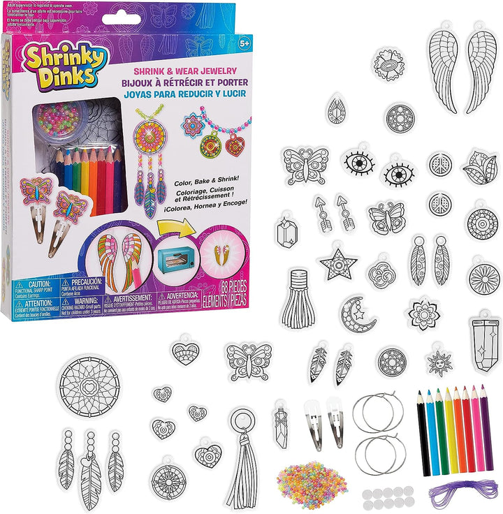 Spielen Sie einfach 3703 Shrinky Dinks, kreieren und tragen Sie Schmuck