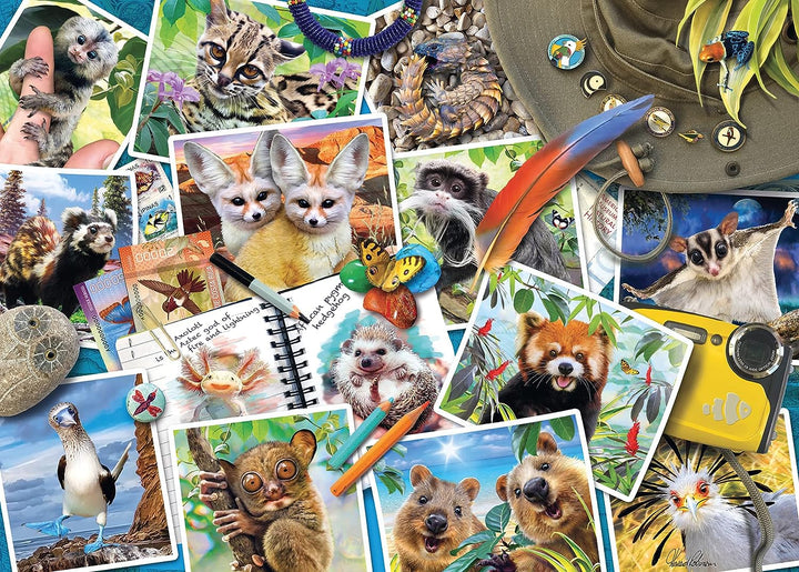 Ravensburger 17322 Traveller's Animal Journal 1000-teiliges Puzzle für Erwachsene