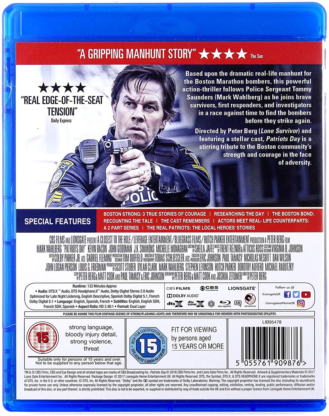 Patriots Day - Thriller/Drama [Blu-ray]