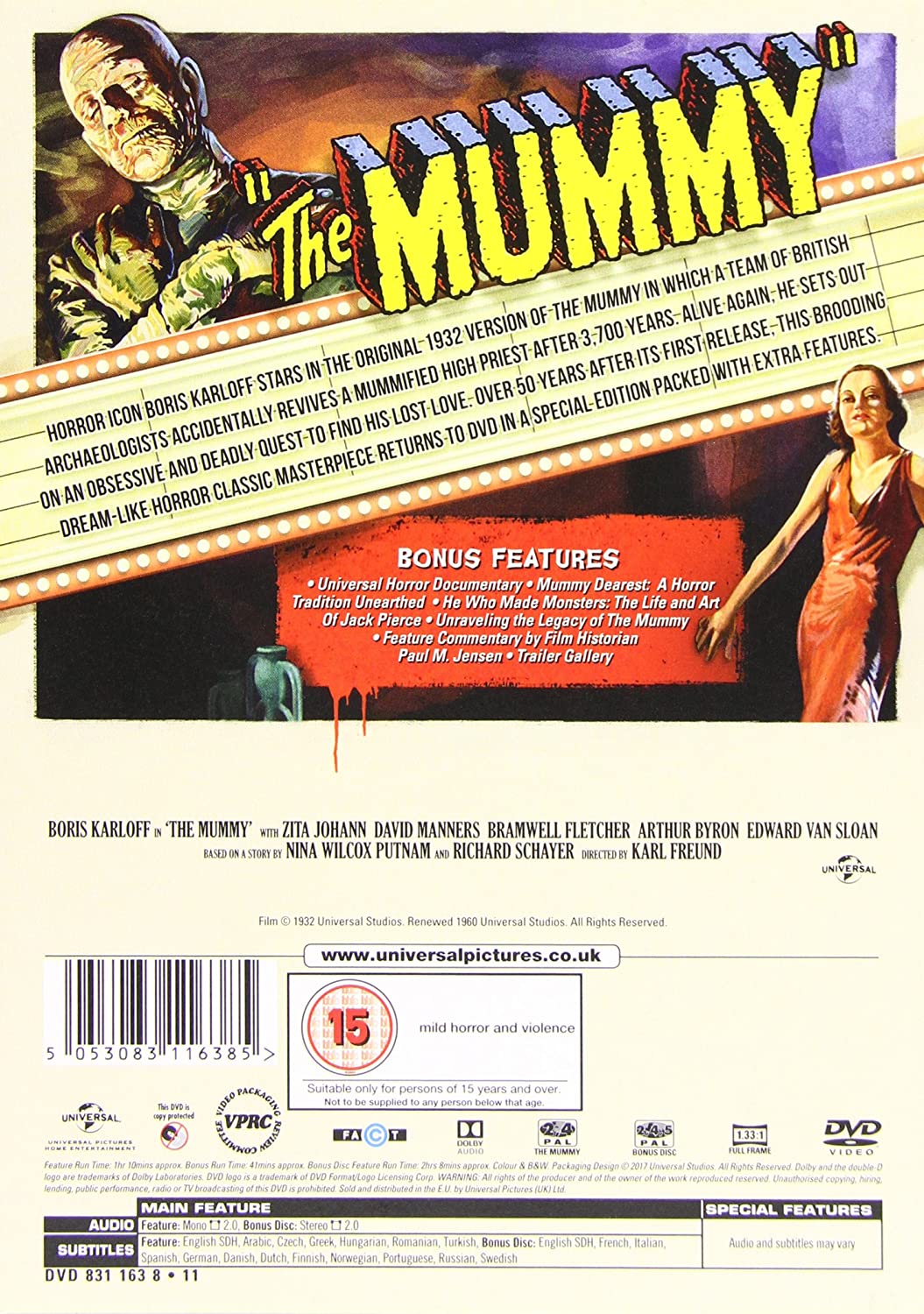 Die Mumie (1932) + Bonus-Disc [2017] [DVD]