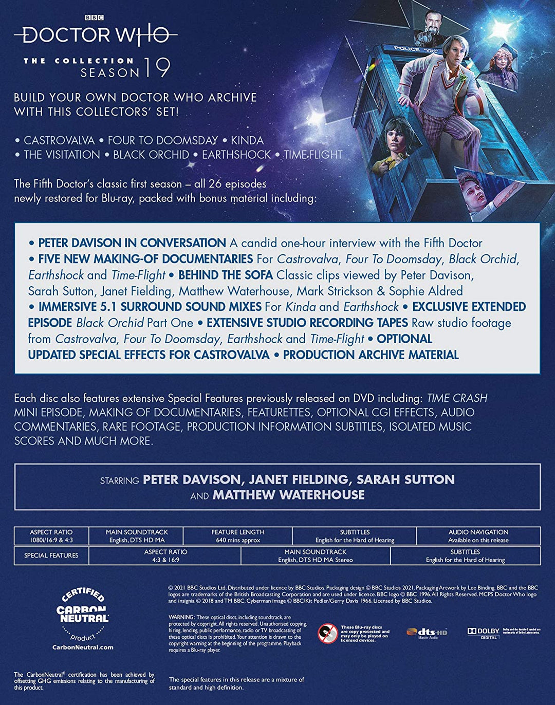 Doctor Who – The Collection – Staffel 19 [2021] – Science-Fiction [Blu-ray]