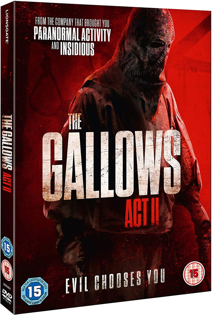 The Gallows Act II - Thriller/Supernatural horror [DVD]