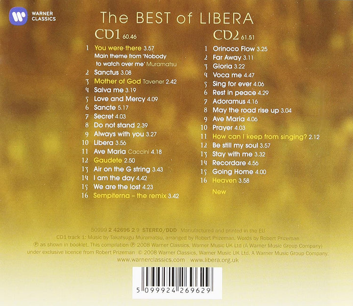 Libera – Eternal: Das Beste von Libera [Audio-CD]