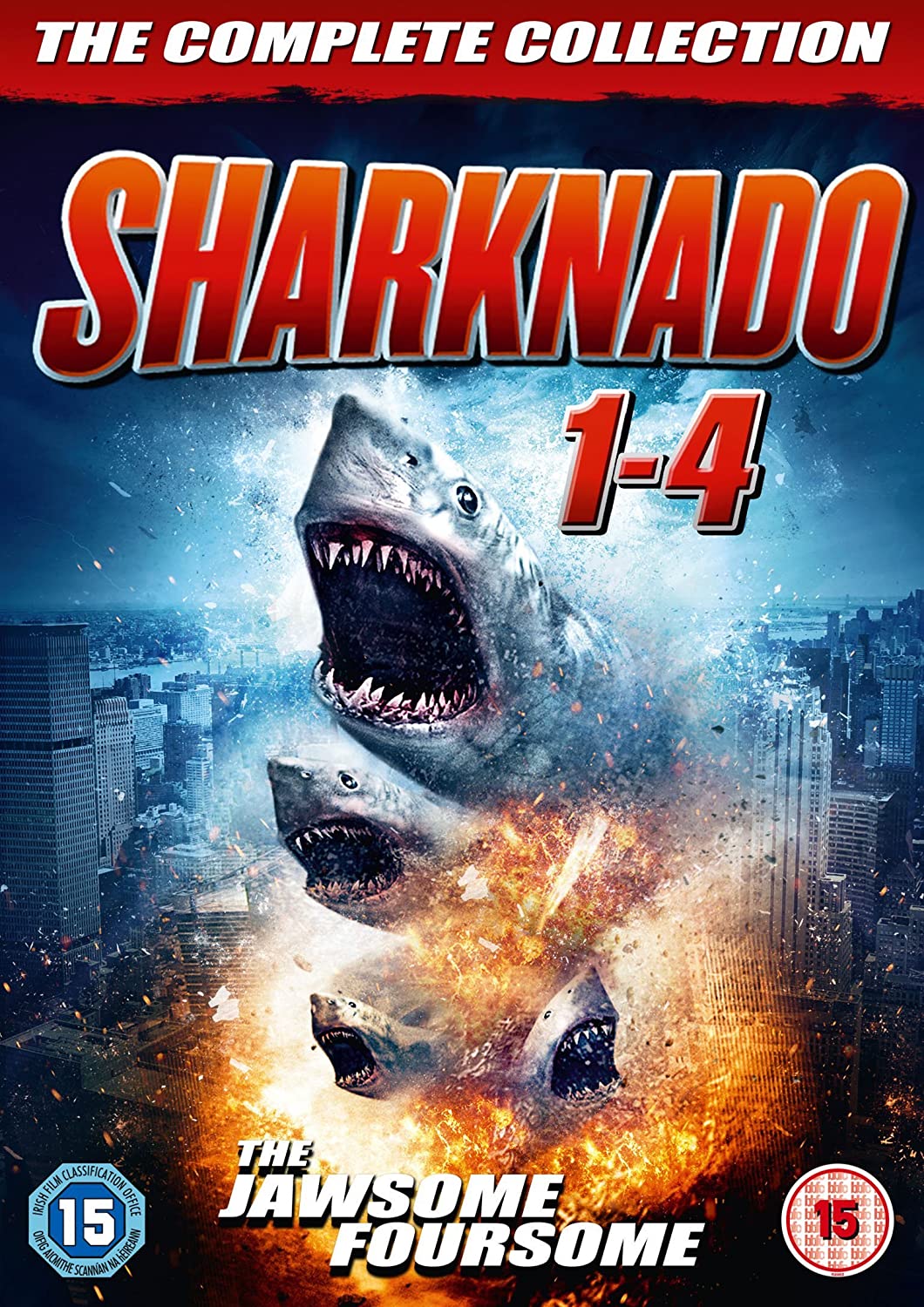 Sharknado 1-4 – Thriller/Horror [DVD]