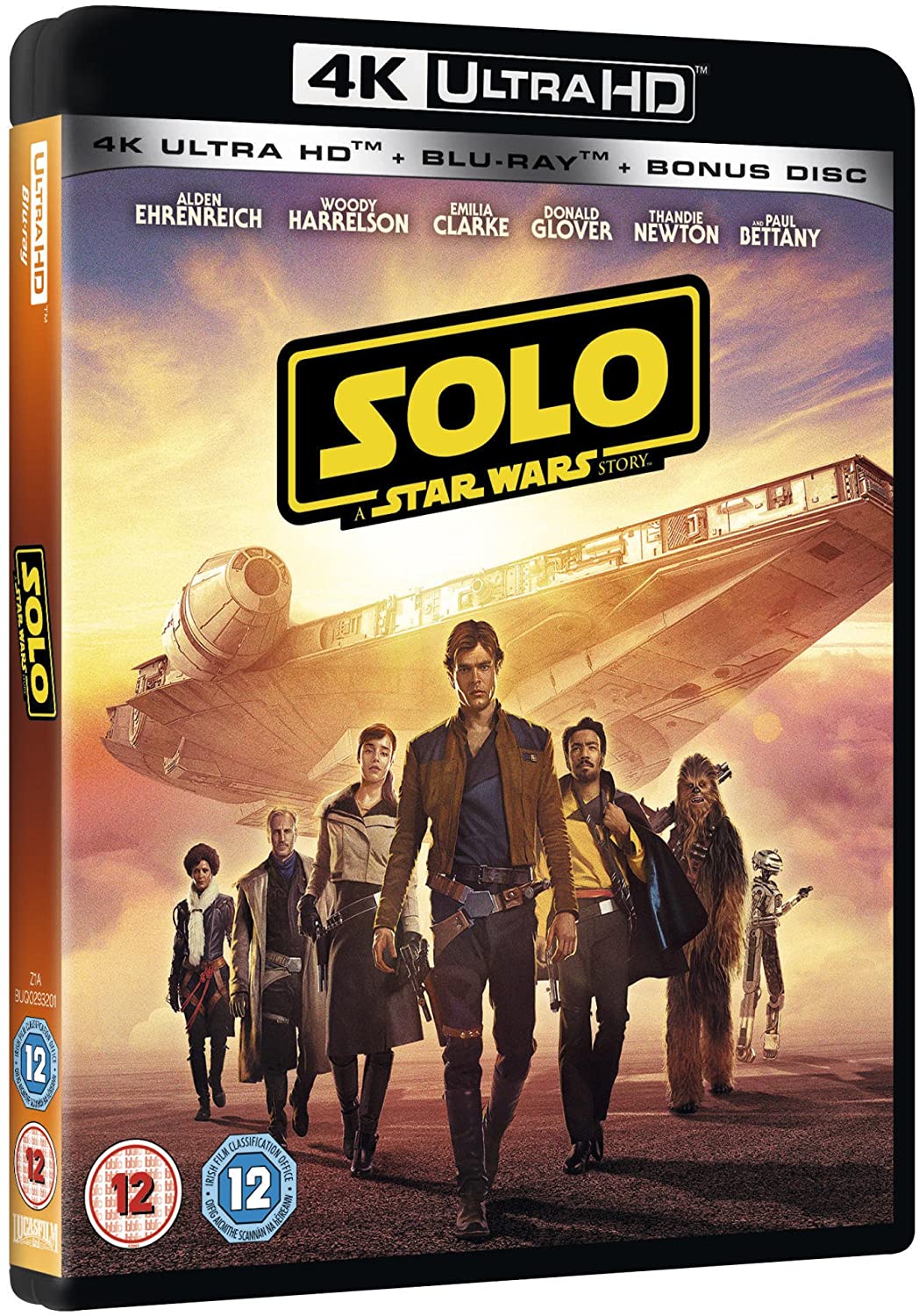 Solo: A Star Wars Story [4K] [2018] [Region Free] - Sci-fi/Adventure [Blu-ray]