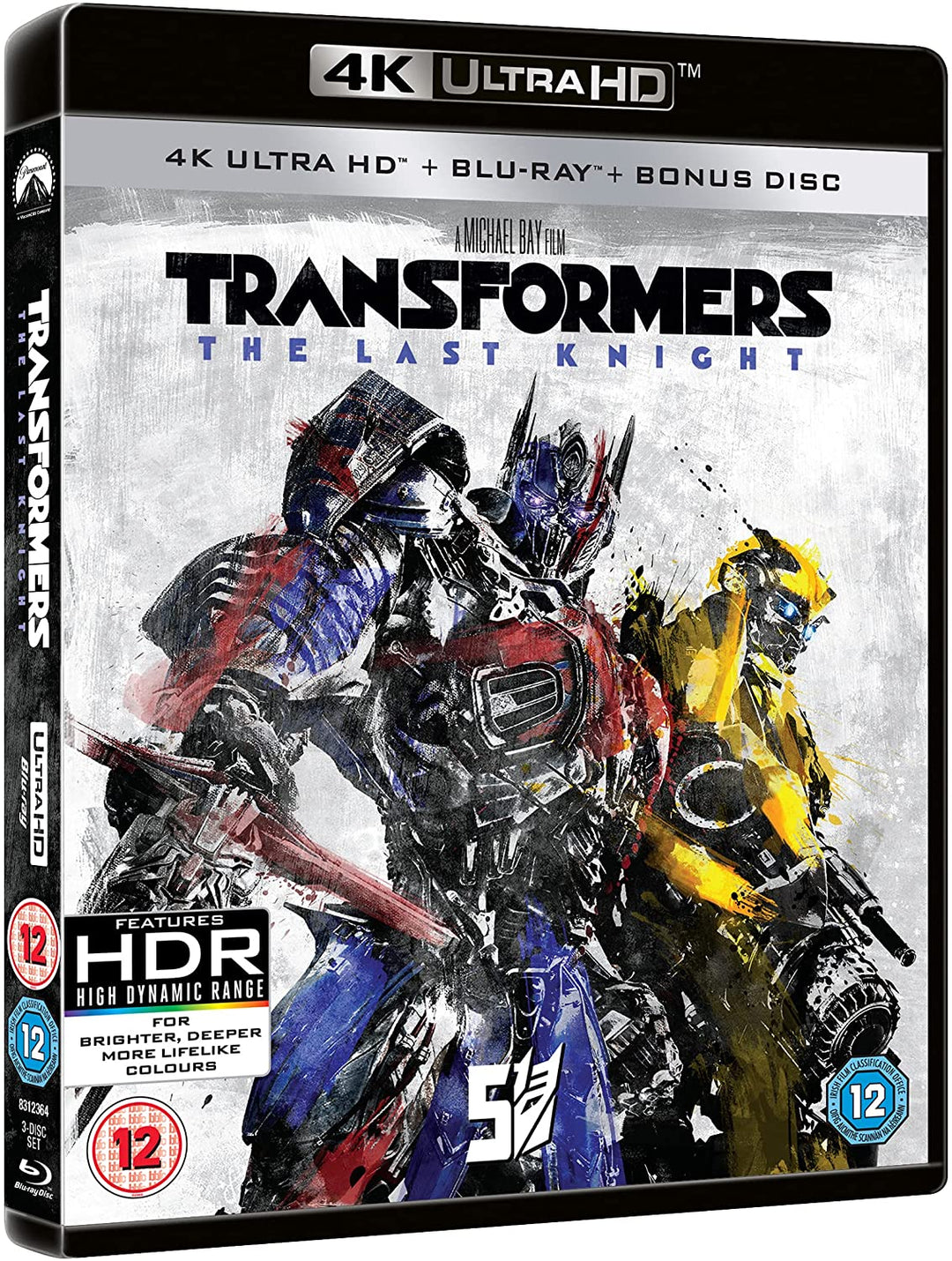 Transformers: The Last Knight (4k + BD + Bonus disc BD) [Blu-ray]