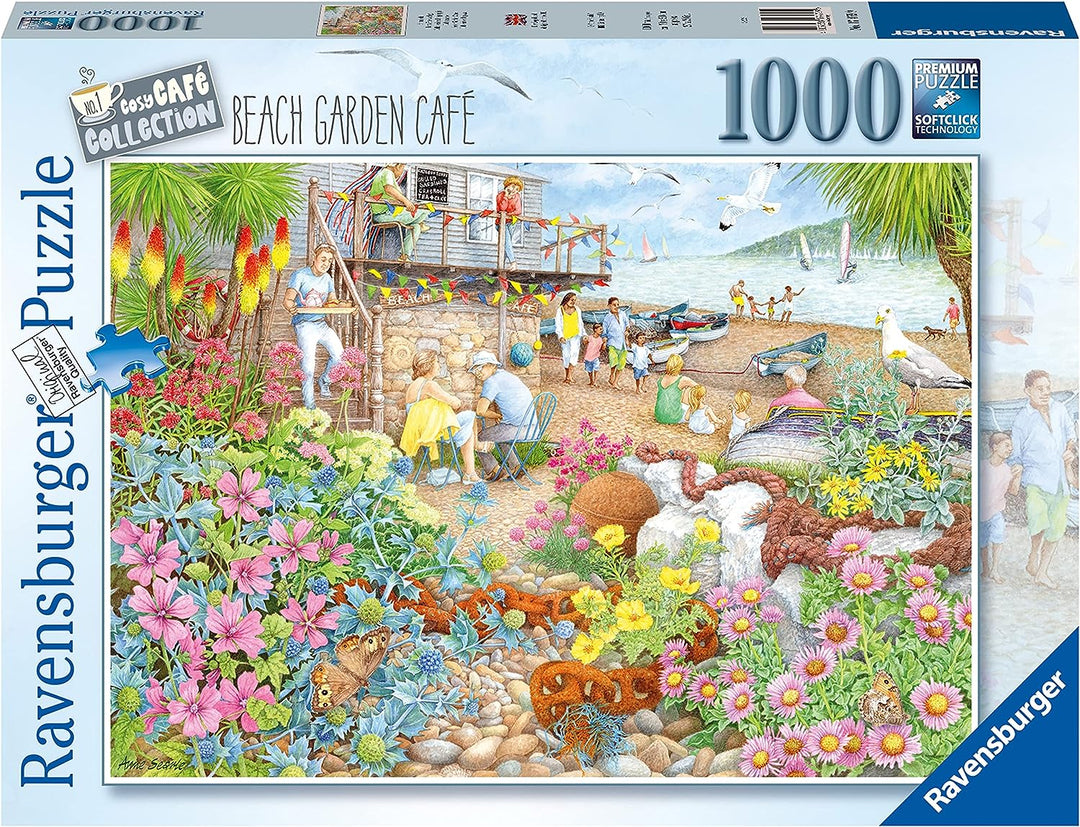 Ravensburger 17479 Cozy No.1 Beach Garden Caf� 1000-teiliges Puzzle für Erwachsene