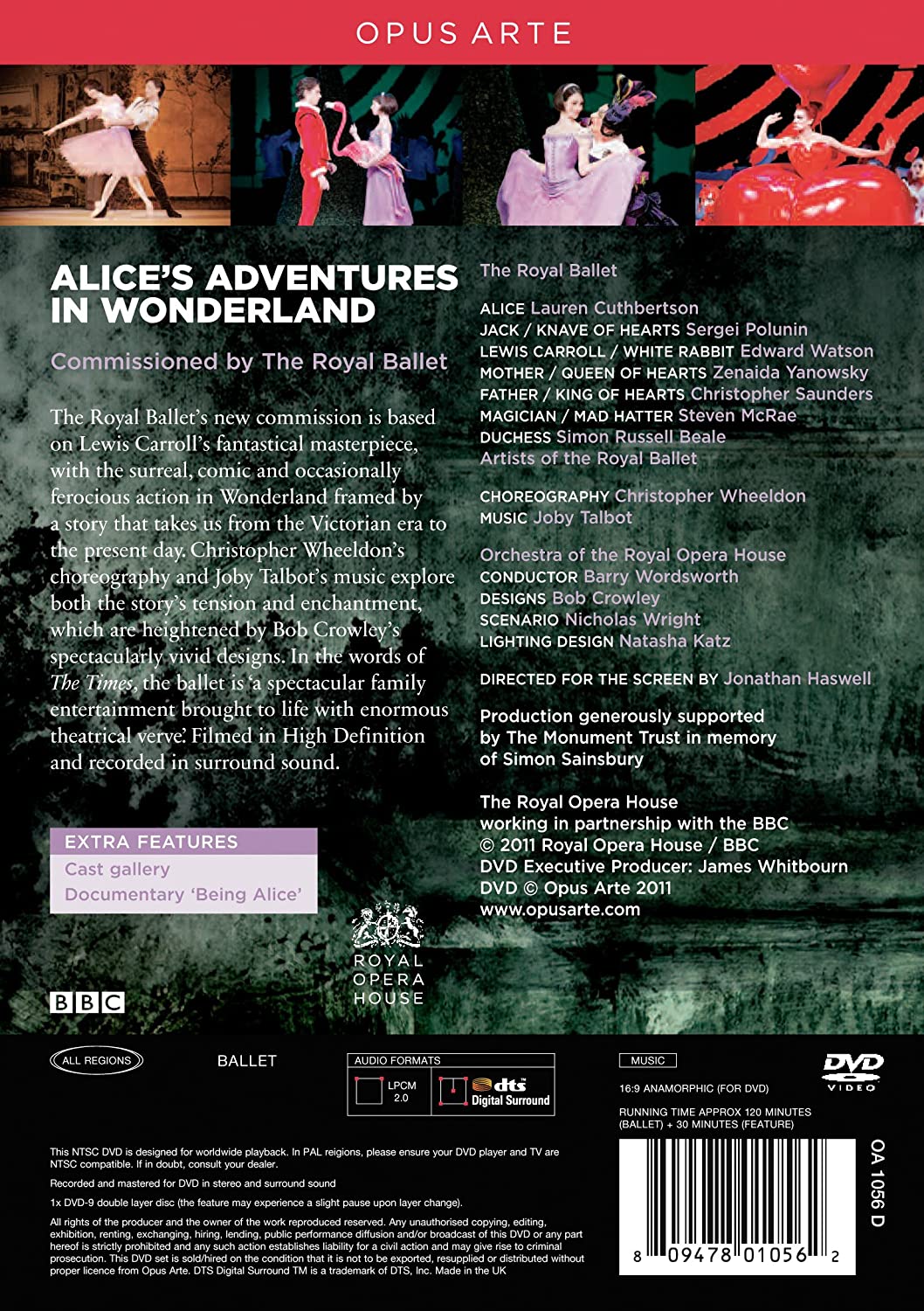 Das Royal Ballet – Alice im Wunderland [2010] [2011] [DVD]