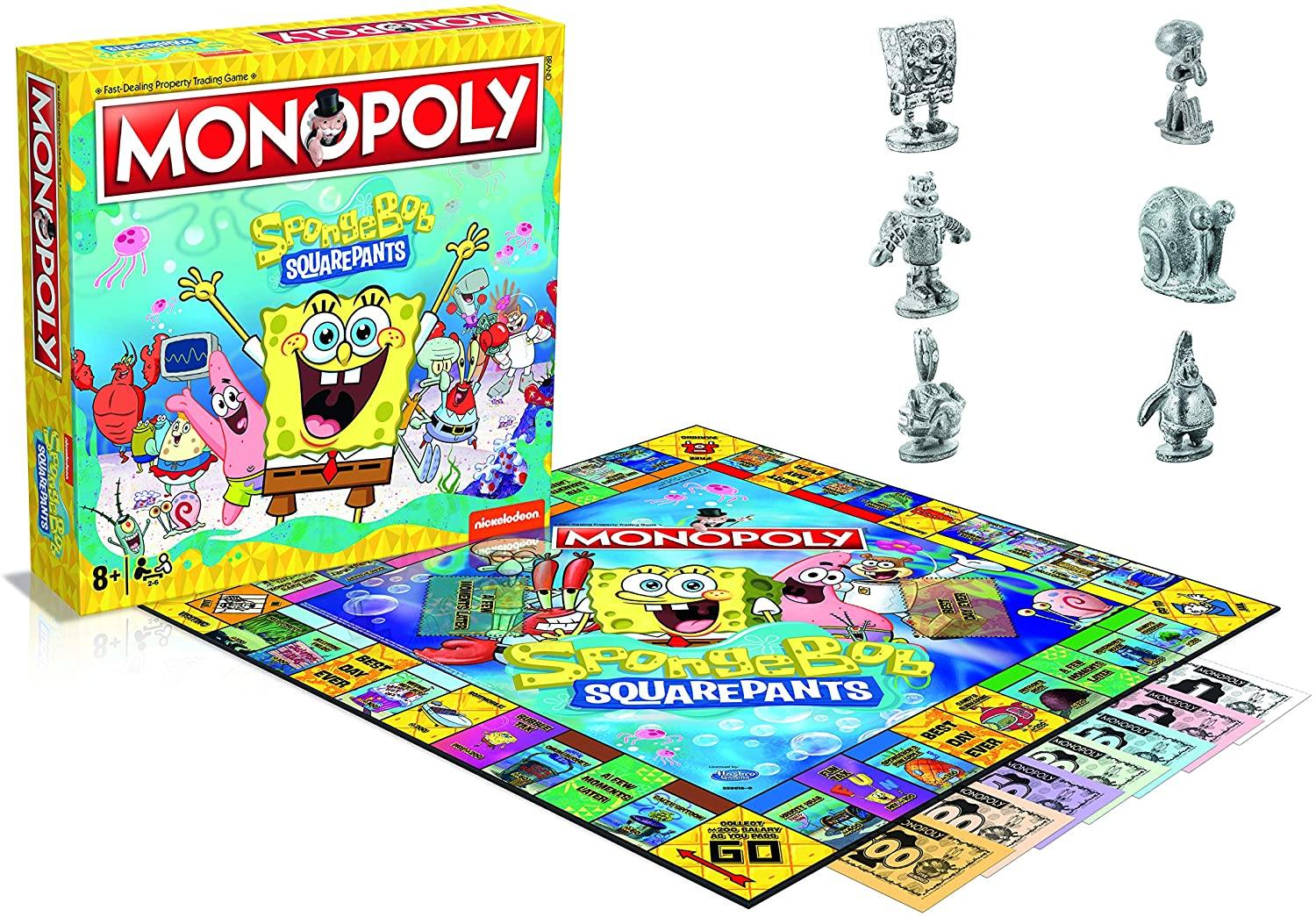 Monopoly board game on sale SpongeBob SquarePants