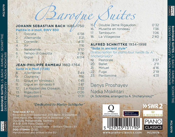 Barocksuiten [Audio-CD]