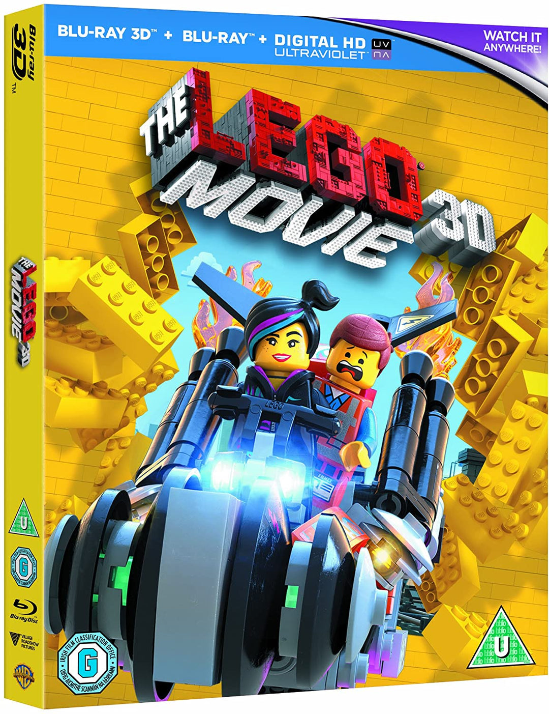 The Lego Movie UV Copy] [2014] [Region Free] - Family/Comedy [Blu-Ray]