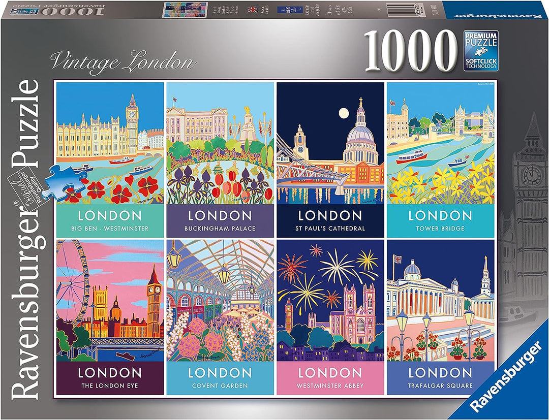 Ravensburger Vintage London 1000-teiliges Puzzle für Erwachsene und Kinder ab 12 Jahren