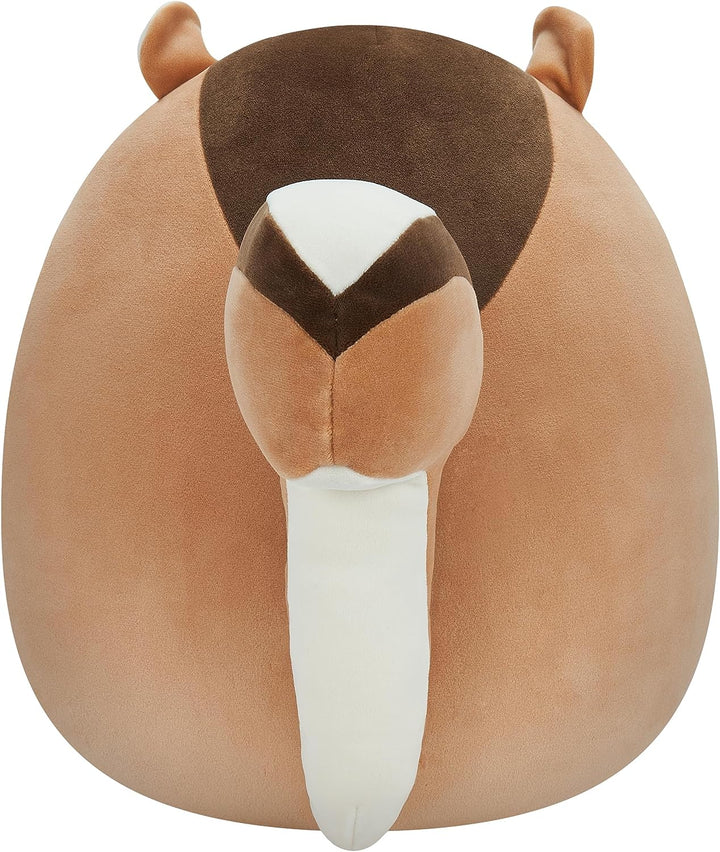 Squishmallows SQCR04134 Streifenhörnchen, melziebraun, 30,5 cm