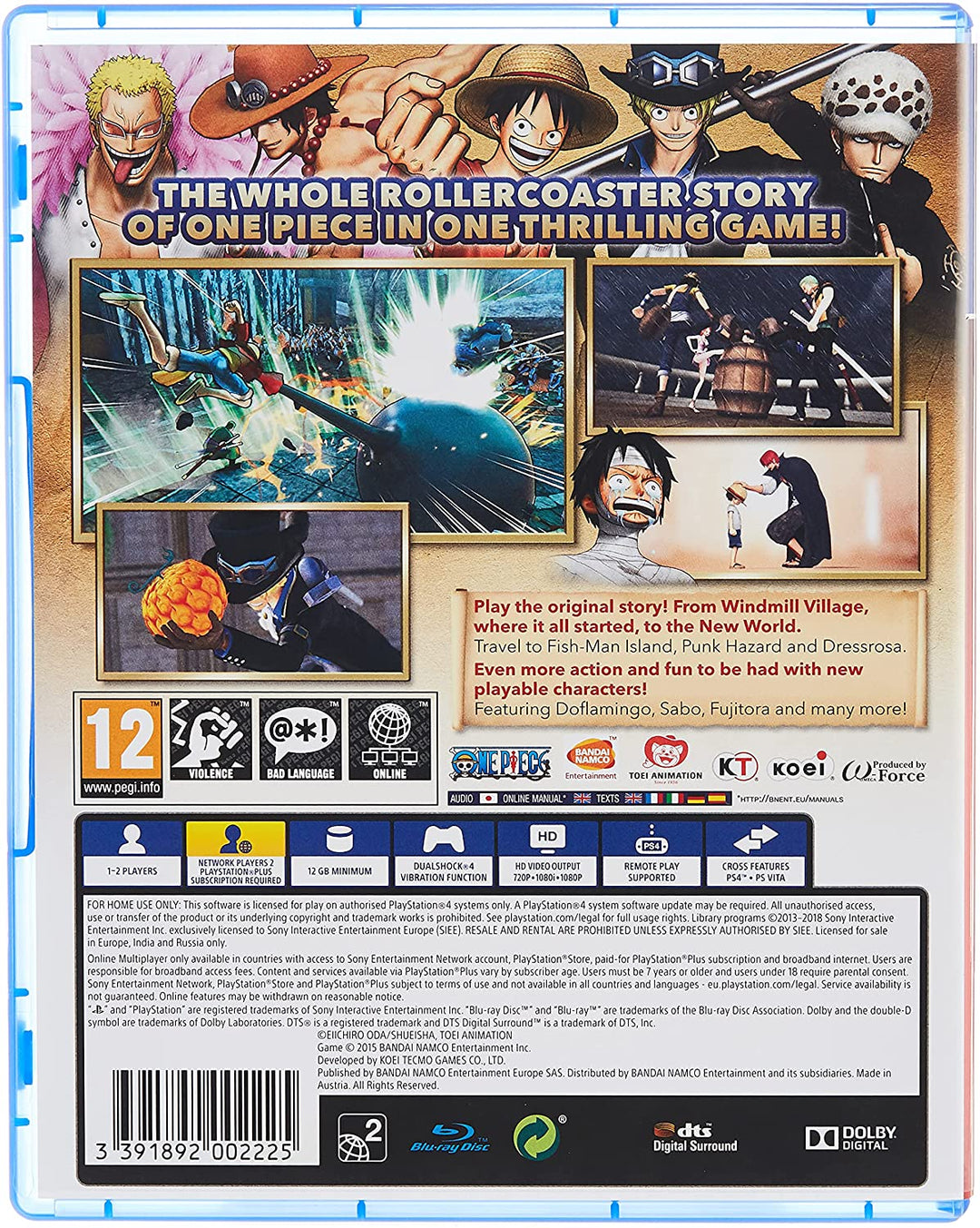 One Piece: Pirate Warriors 3 (Playstation Hits) (PS4) (PS4)