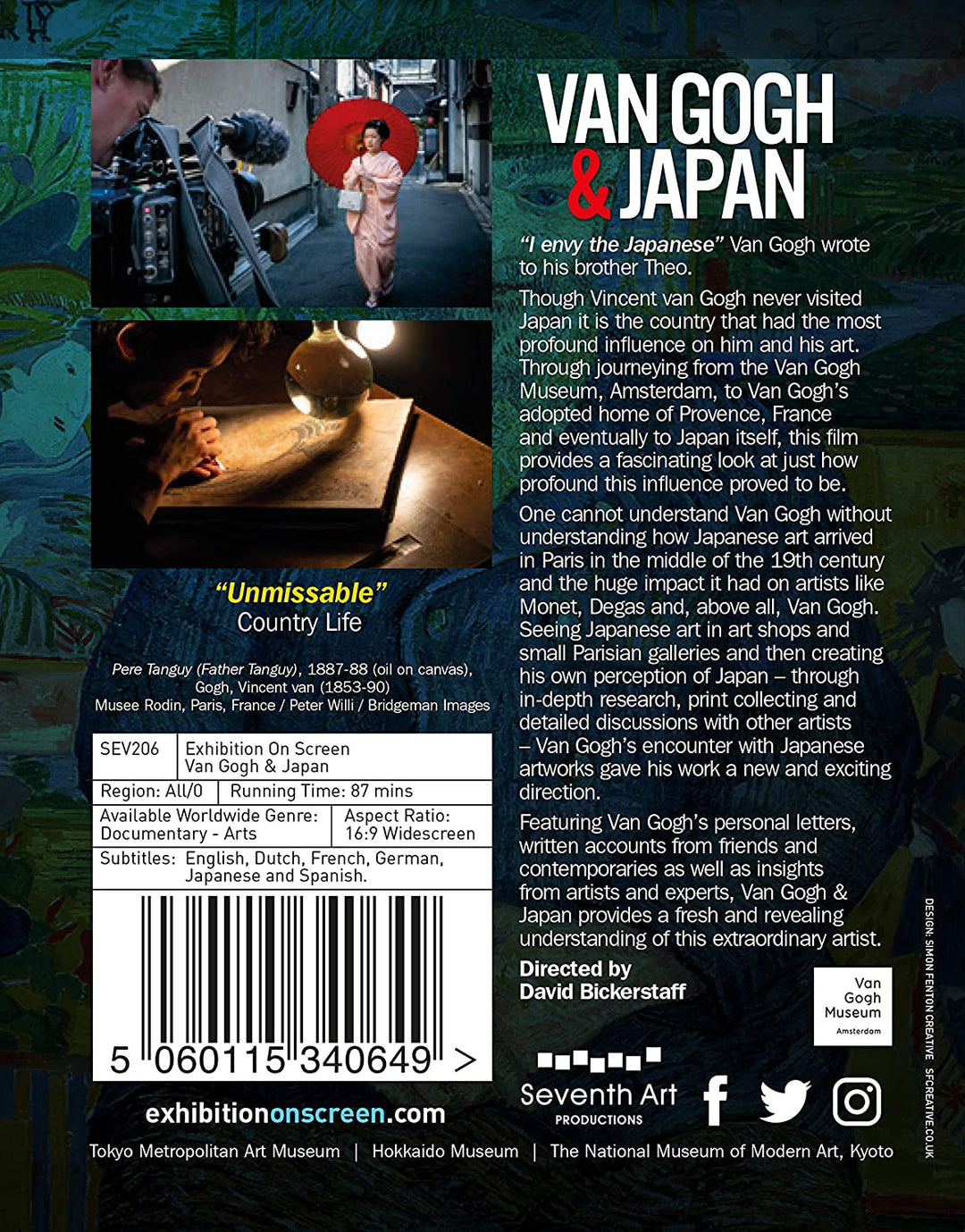 Van Gogh &amp; Japan [David Bickerstaff (Regisseur)] [Seventh Art: SEV206] [2019] [[DVD]