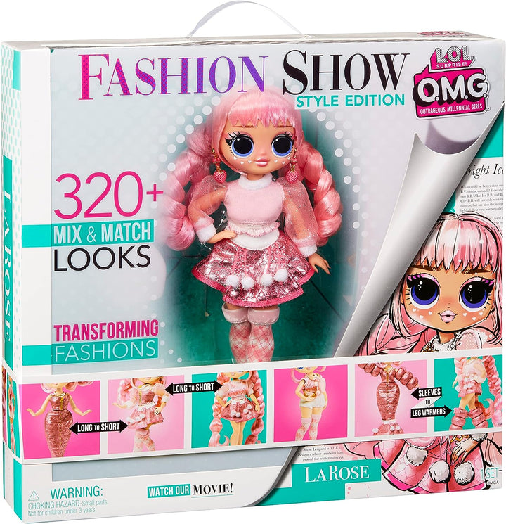 LOL Surprise OMG Fashion Show Style Edition Dolls - LAROSE - 10"/25cm Doll with 320+ Fashion Looks