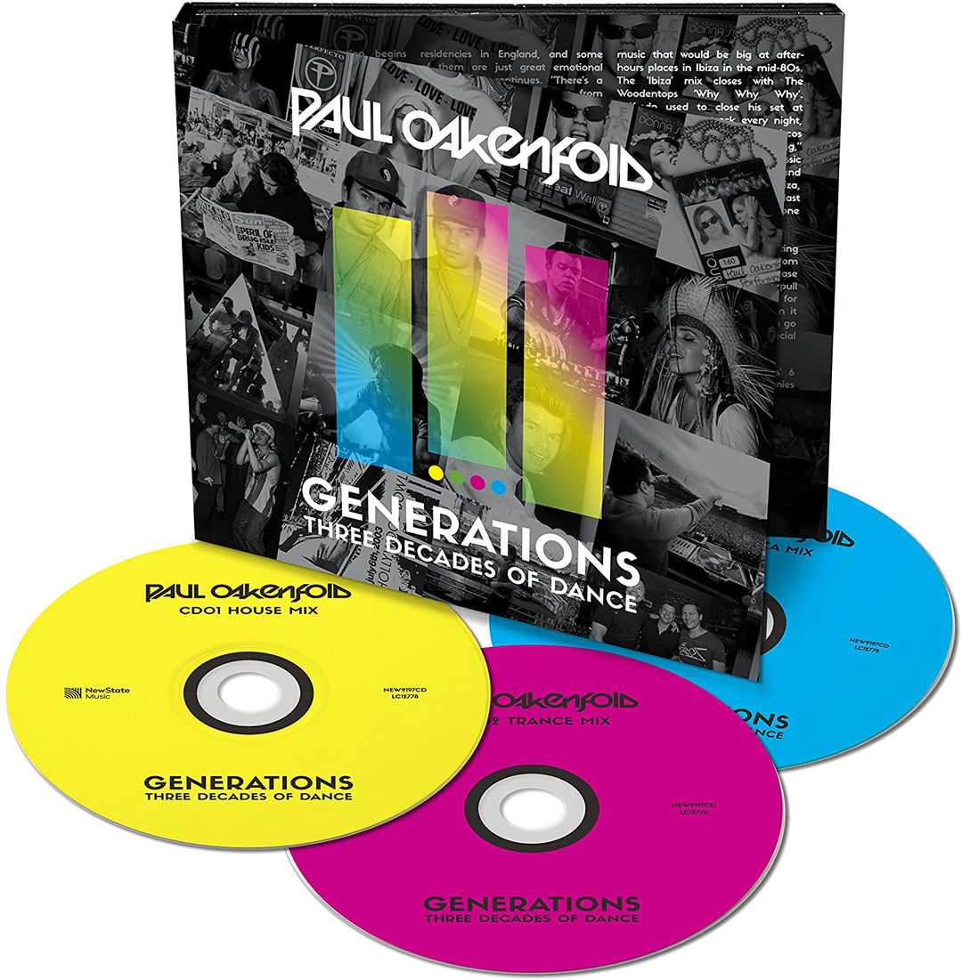 Generations - Three Decades of Dance - Paul Oakenfold  [Audio CD]