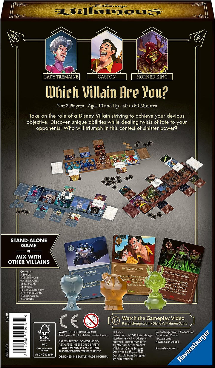 Ravensburger Disney Villainous Despicable Plots - Family Board Game for Adults and Kids