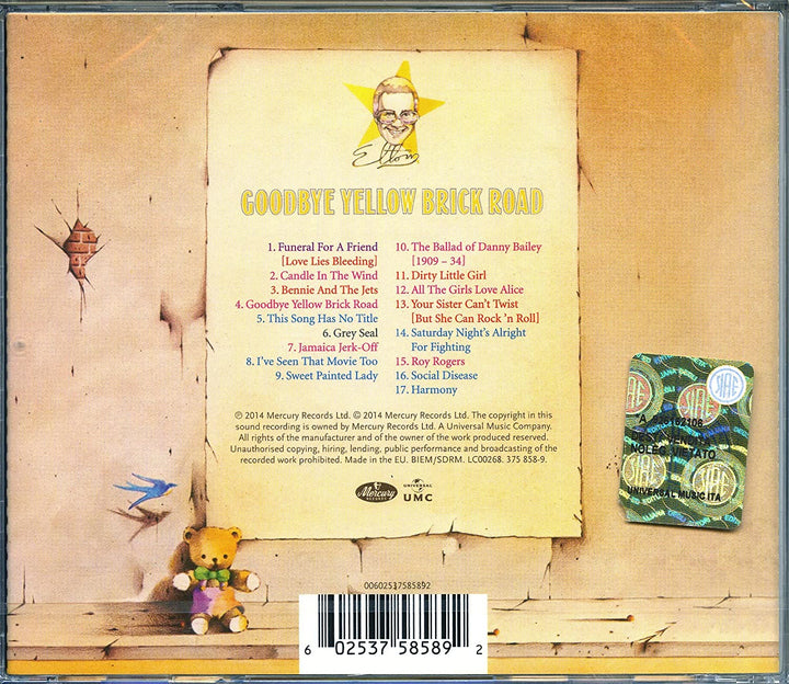 Goodbye Yellow Brick Road – Elton John [Audio-CD]