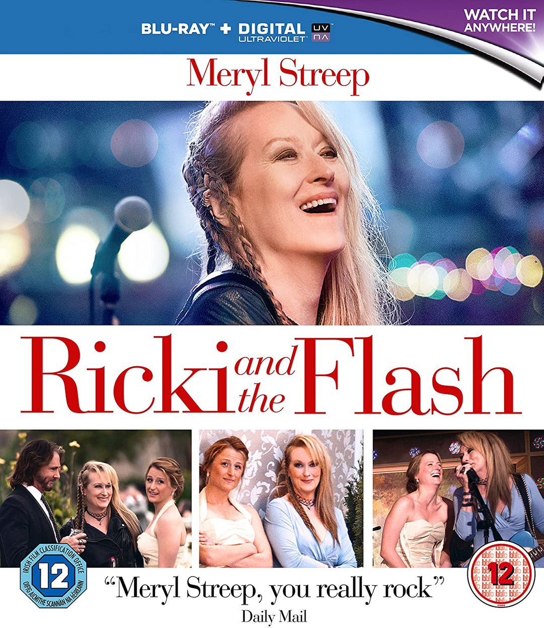 Ricki and the Flash [2015] [Region Free] – Drama/Komödie-Drama [DVD]