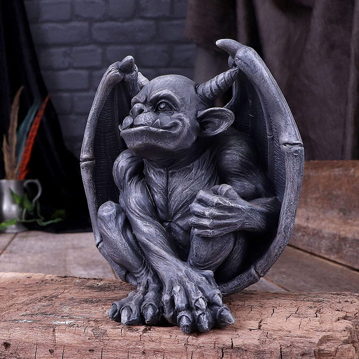 Nemesis Now Victor Dark Black Grotesque Gargoyle Figur, 13 cm