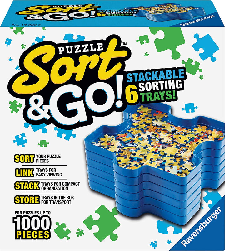 Ravensburger 17930 Sort &amp; Go! Puzzle-Sortiertabletts