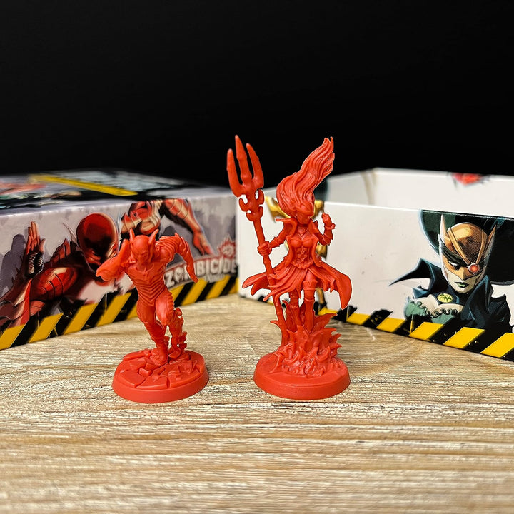 CMON Zombicide Dark Nights Metal Pack #3 | Set Justice League Miniaturen Comp