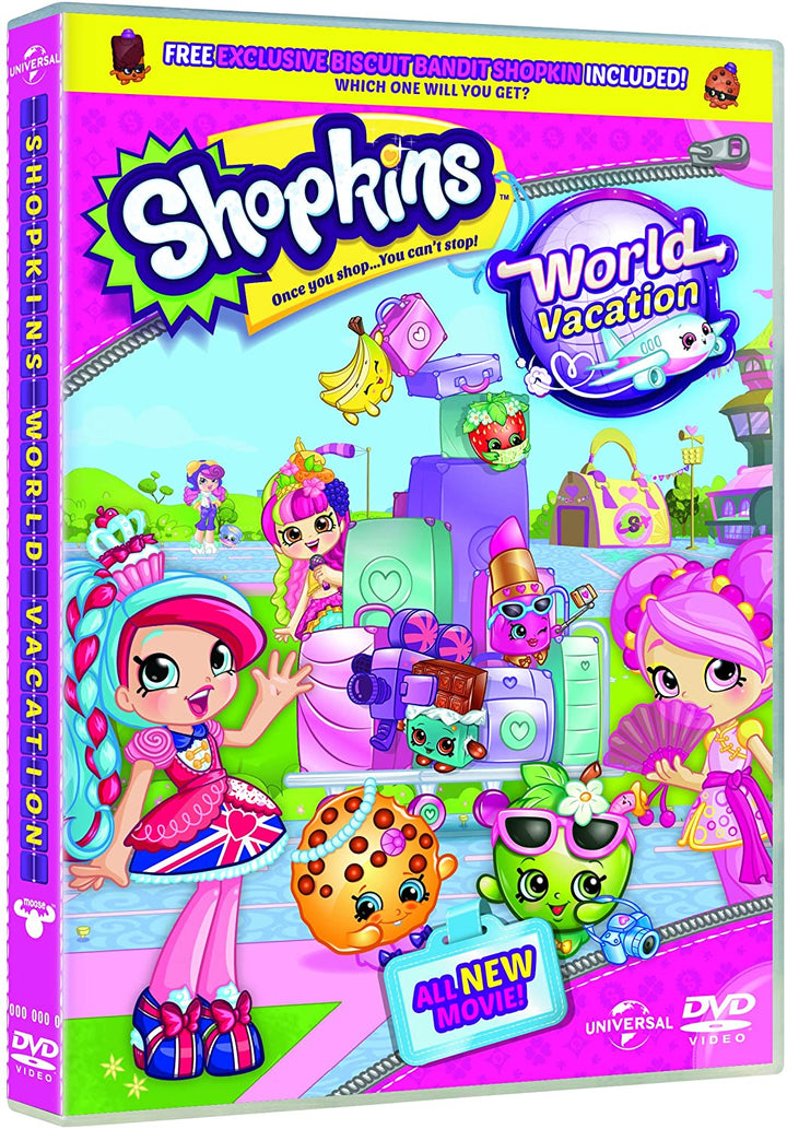 Shopkins – World Vacation (enthält exklusive Shopkin-Figur) – Animation [DVD]