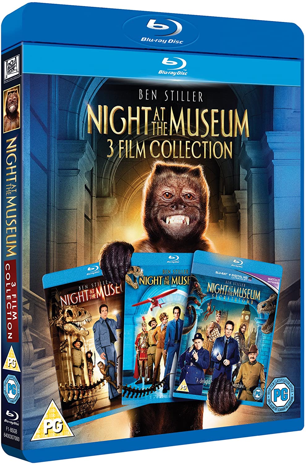 Night At The Museum 1-3 Tripack BD [2006] - Comedy/Adventure [Blu-ray]