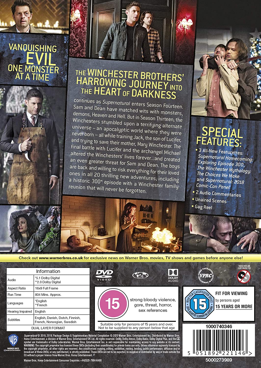 Supernatural Staffel 14 [2020] – Mystery [DVD]