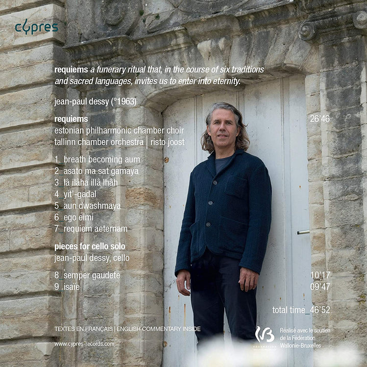 Kammerchor der Estnischen Philharmonie - Jean-Paul Dessy: Requiems [Audio CD]