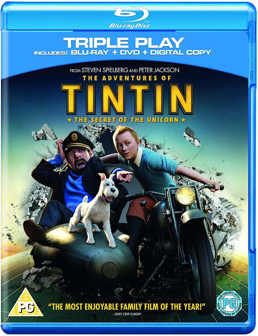 Die Abenteuer von Tim und Struppi: Das Geheimnis des Einhorns – Triple Play [Blu-ray]