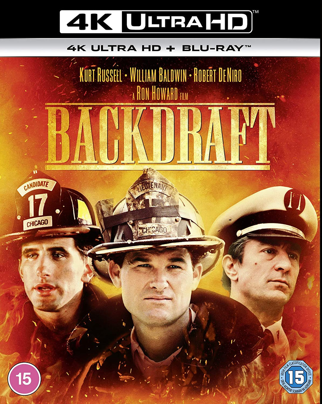 Backdraft (Includes [4K Ultra HD] [1991] [Region Free] - Thriller/Action [Blu-ray]