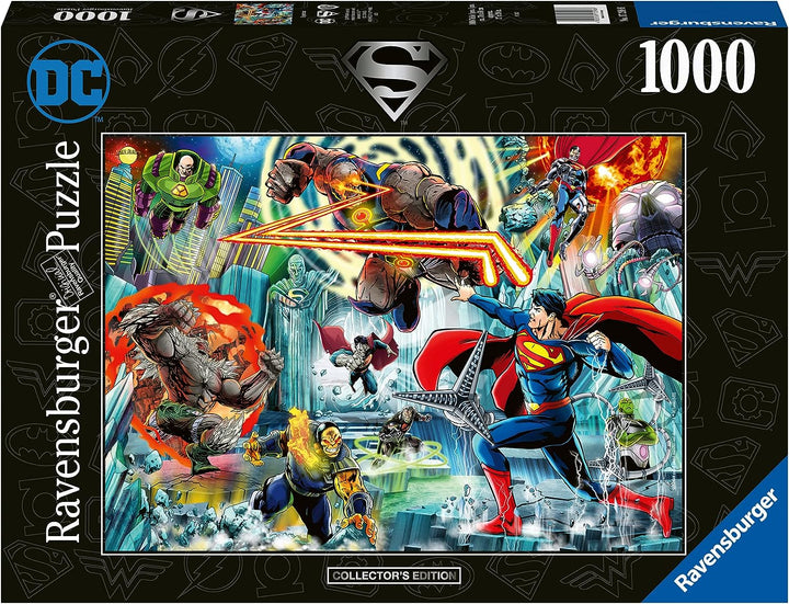 Ravensburger DC Collector's Edition Superman 1000-teiliges Puzzle für Erwachsene