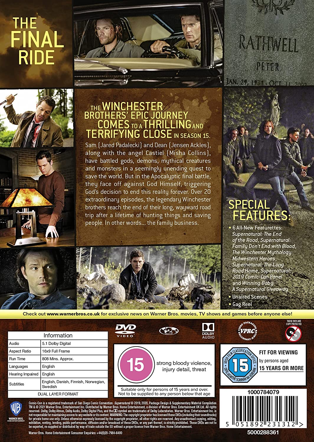 Supernatural: Staffel 15 [2019] – Mystery [DVD]