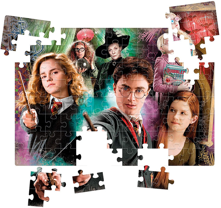 Clementoni 25712, Harry Potter Supercolor-Puzzle für Kinder – 104 Teile, ab 6 Jahren