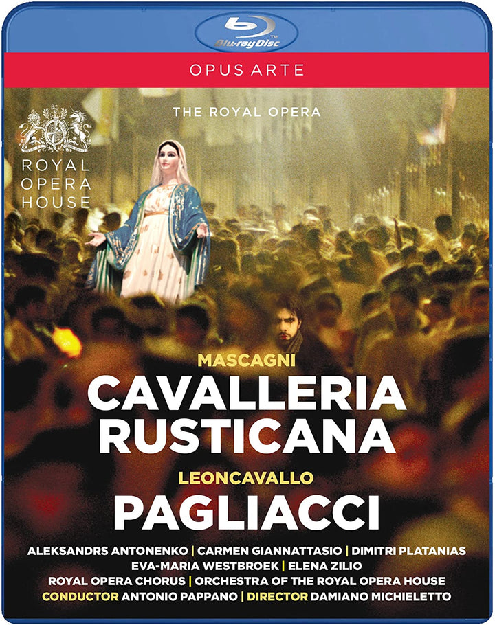 Mascagni:Cavalleria Rustcana [Eva-Maria Westbroek; Alexander Antonenko; Elena Zilio; Orchester des Royal Opera House, Antonio Pappano] [OPUS ARTE: OABD7200D] [2016] [Blu-ray]