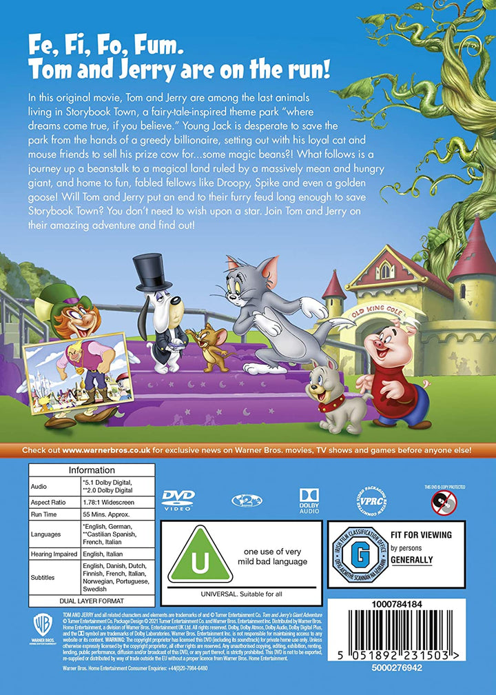 Tom and Jerry's Giant Adventure [New line look] [2013] - Animation [DVD]