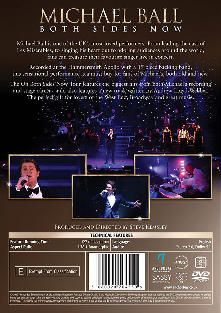 Michael Ball: Both Sides Now – Live Tour 2013 [DVD]