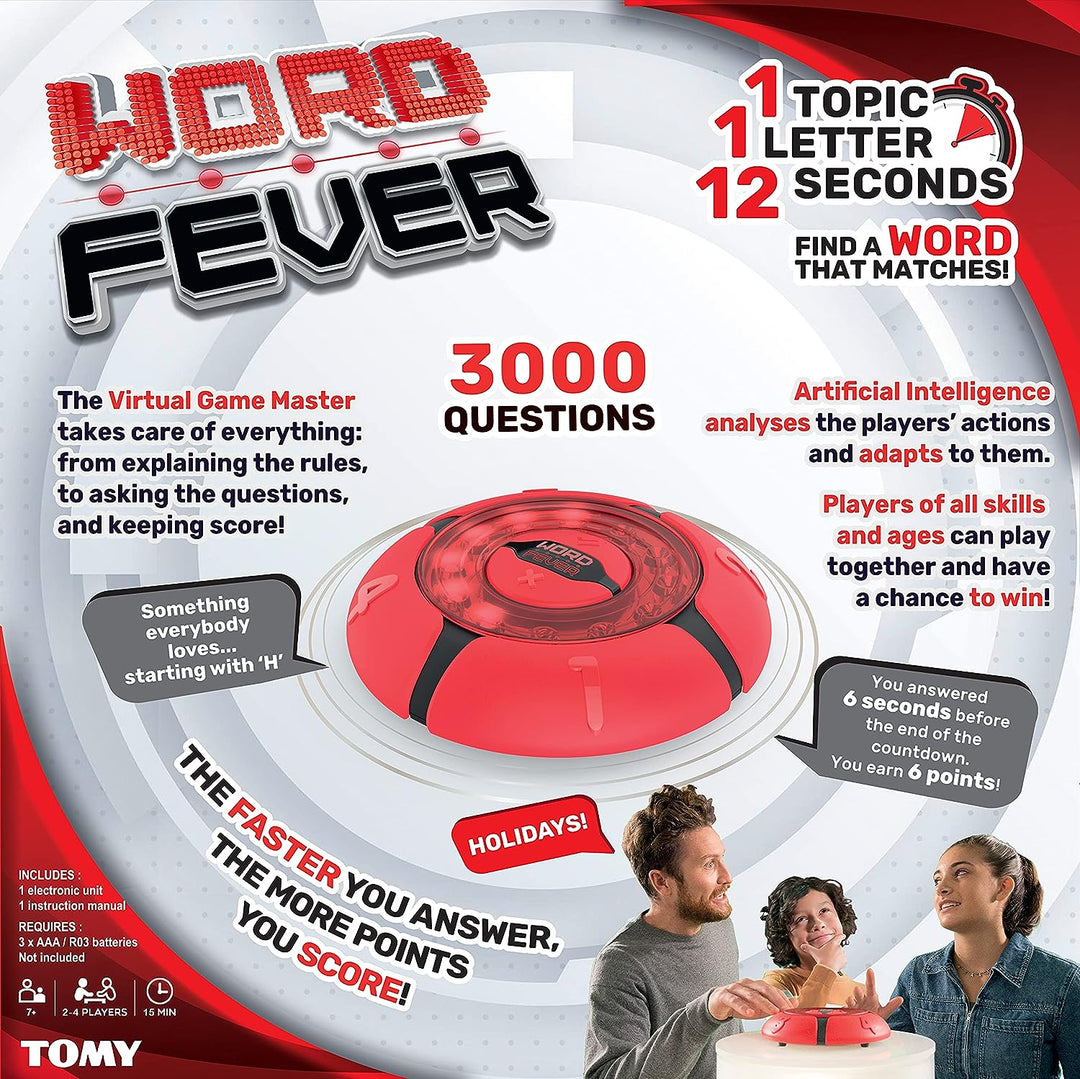 Word Fever, Wortratespiel, schnelles Wortspiel, 3000 Fragen, Ratespiel G